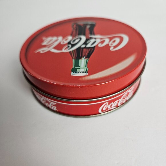 Vintage 1999 Coca-Cola Collectible Tin Coaster Set Pilot, Astronaut, Mom, Child - Picture 16 of 16